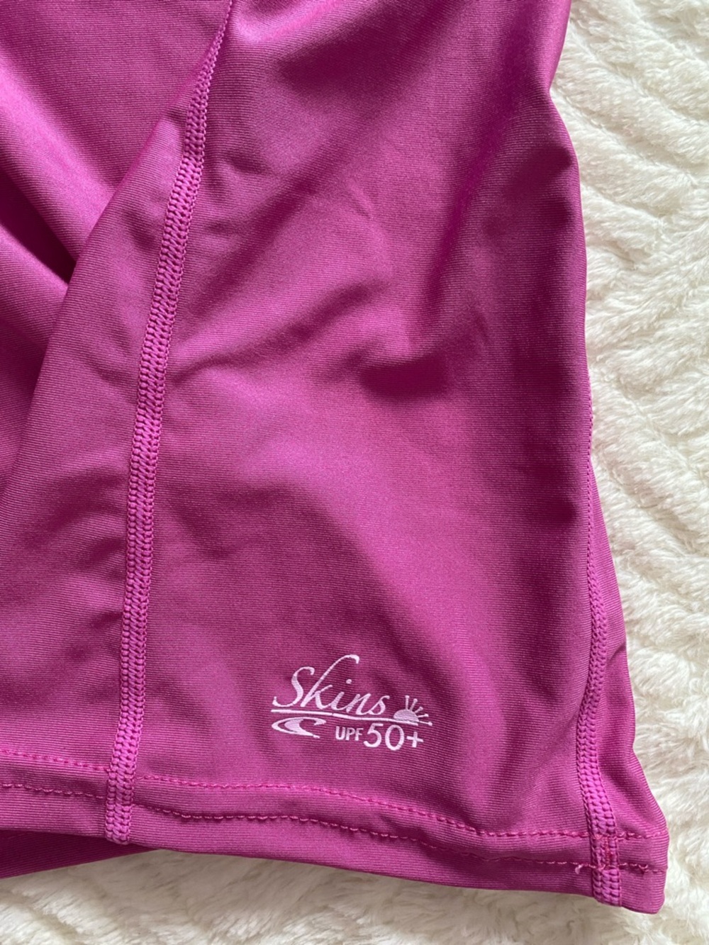 O'Neill Women's Magenta Short Sleeve Rash Guard - Picture 2 of 3